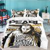 3PCS Pearl-Jam Bedding Set,Including 1pc Duvet Cover And 2pcs Pillowcases Perfect for Bedroom, Dormitory, Large size Fan Christmas gift