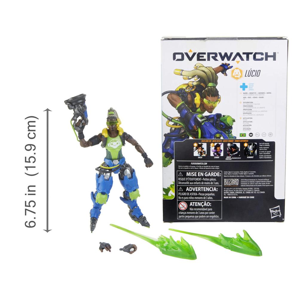 Hasbro Overwatch Ultimate Series Action Figure Lucio Hasbro OVERWATCH 2019 ULTIMATES SERIES Action Figure LUCIO Overseas Game OW Merchandise 6-inch /