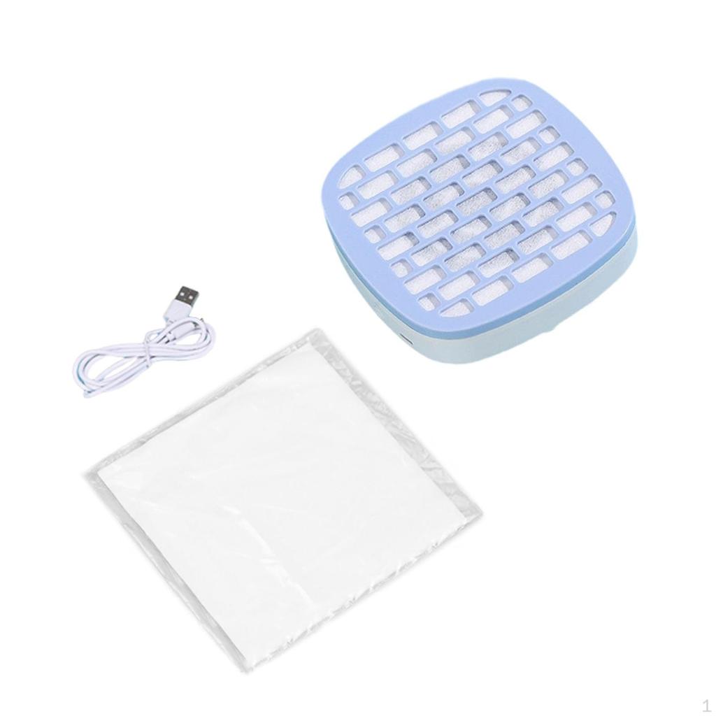 Nail Dust Collector for Acrylic Polishing Portable Manicure Pedicure Home