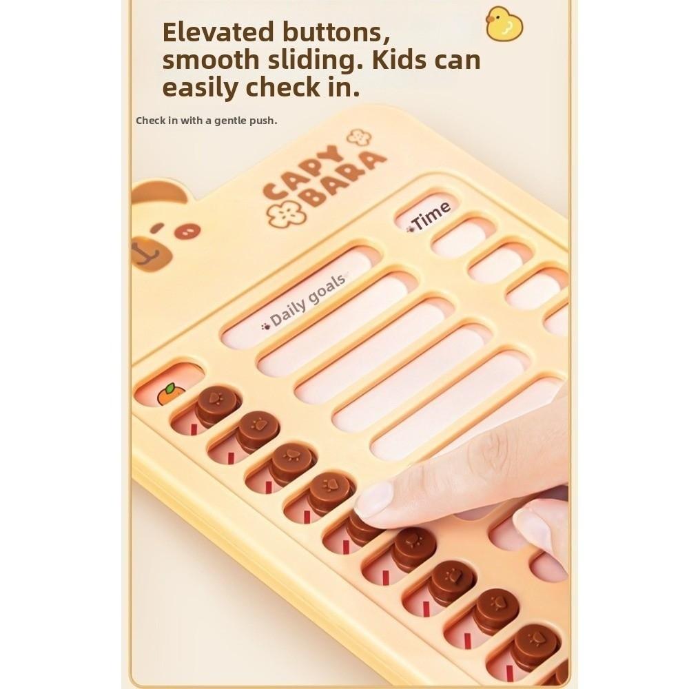 1 Set Chore Chart Children's Self-discipline Punch Card Panda To Do List Reminder  Board  Stationary