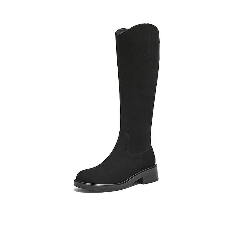 TATA Women s Sheepskin Fashion Long Boots 39