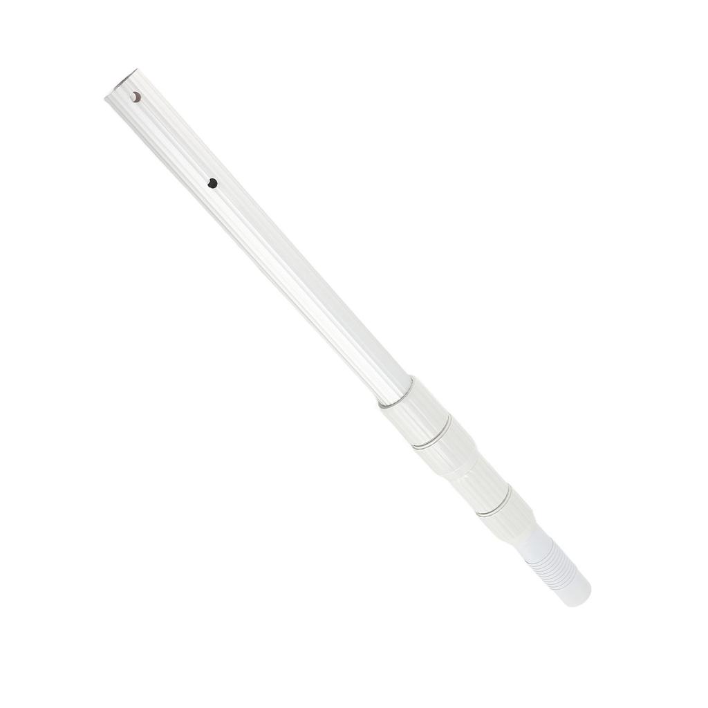 Pool Cleaner Telescopic Rod Reinforced Aluminum Alloy Handle Rod Pool Cleaning Fishing Net Lifesaving Pole 120CM
