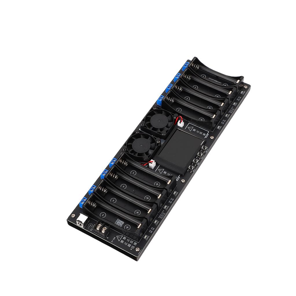 8 Channel 18650 Battery Tester 2.4inch TFT Display Battery Capacity Testing with Multi Mode Functionality Enhanced