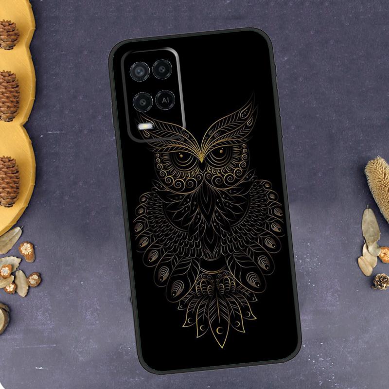 

Mandala Owl Phone Case For Oppo A78 A38 A58 A74 A15 A80 A60 A40 A94 A54 A98 A18 A16 A76 A96 A17 A77 A57S OPPO A94 4G