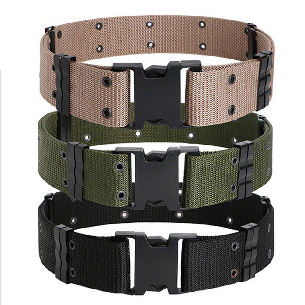 Tactical Camouflage Nylon Waist Belt - Multi-functional Outdoor Equipment.