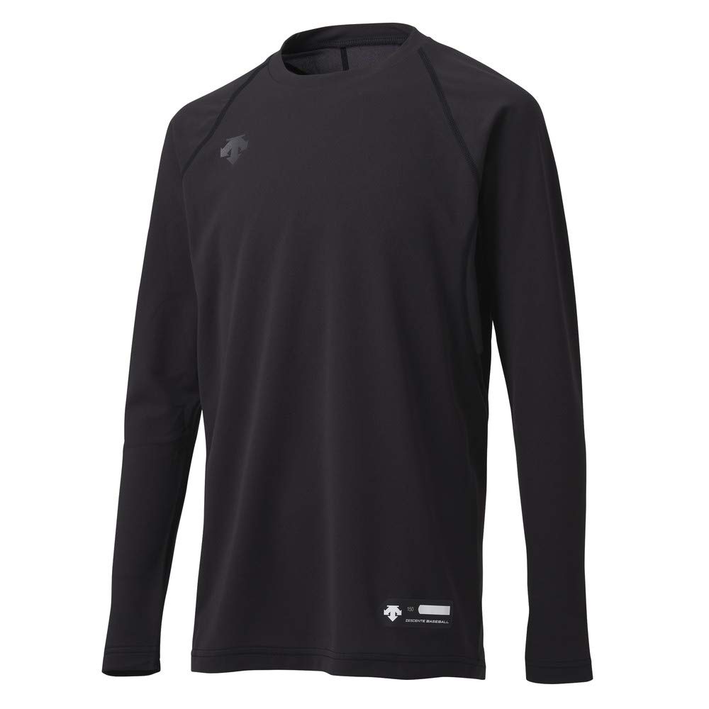 

DESCENT Junior Youth Baseball Crew Neck Long Sleeve Undershirt, Black, 130cm, JSTD-771 чёрный