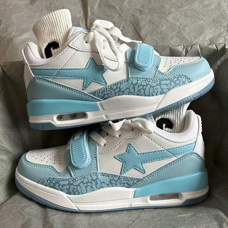 

Guochao ins wind star air cushion shoes women s niche original couple versatile student running light sports shoes men and women 44