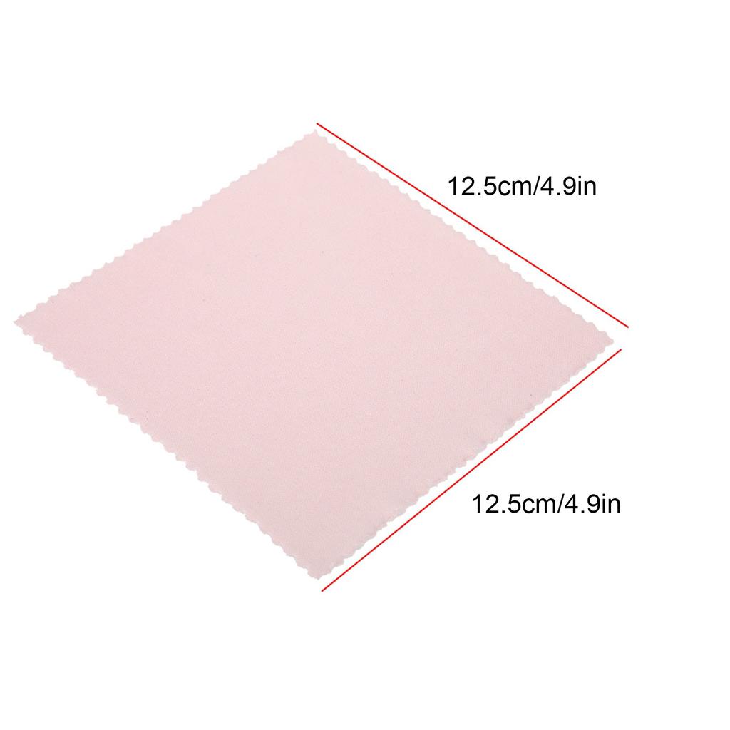 50 Stück Schmuckreinigungszubehör Poliertuch zum Wischen von Platin Silber