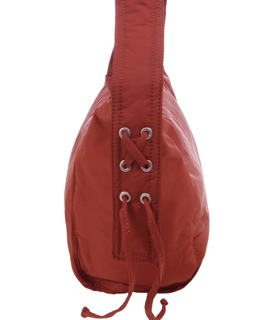Vlot Eyelet Strap Hobo Bag [Red]