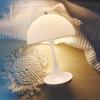 Slim Waist Mushroom Table Lamp: Dimmable, Eye-Protective Night Light for Bedroom and Living Room, European Style.