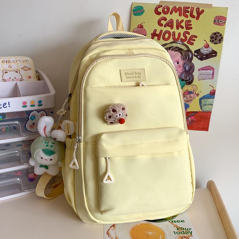 Primary School Girl Ins Wind College Student Backpack Male High School Student Junior High School Student Backpack