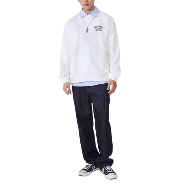 Converse Sweatshirts Unisex Chick Egg Crew Neck Moderate Regular UCJ439-W2Y