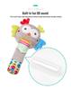 BBSKY Plush Rabbit Baby Rattle and Squeeze Toy