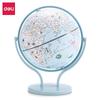 Deli LG676 Blue Swivel Globe with Light (Desktop)