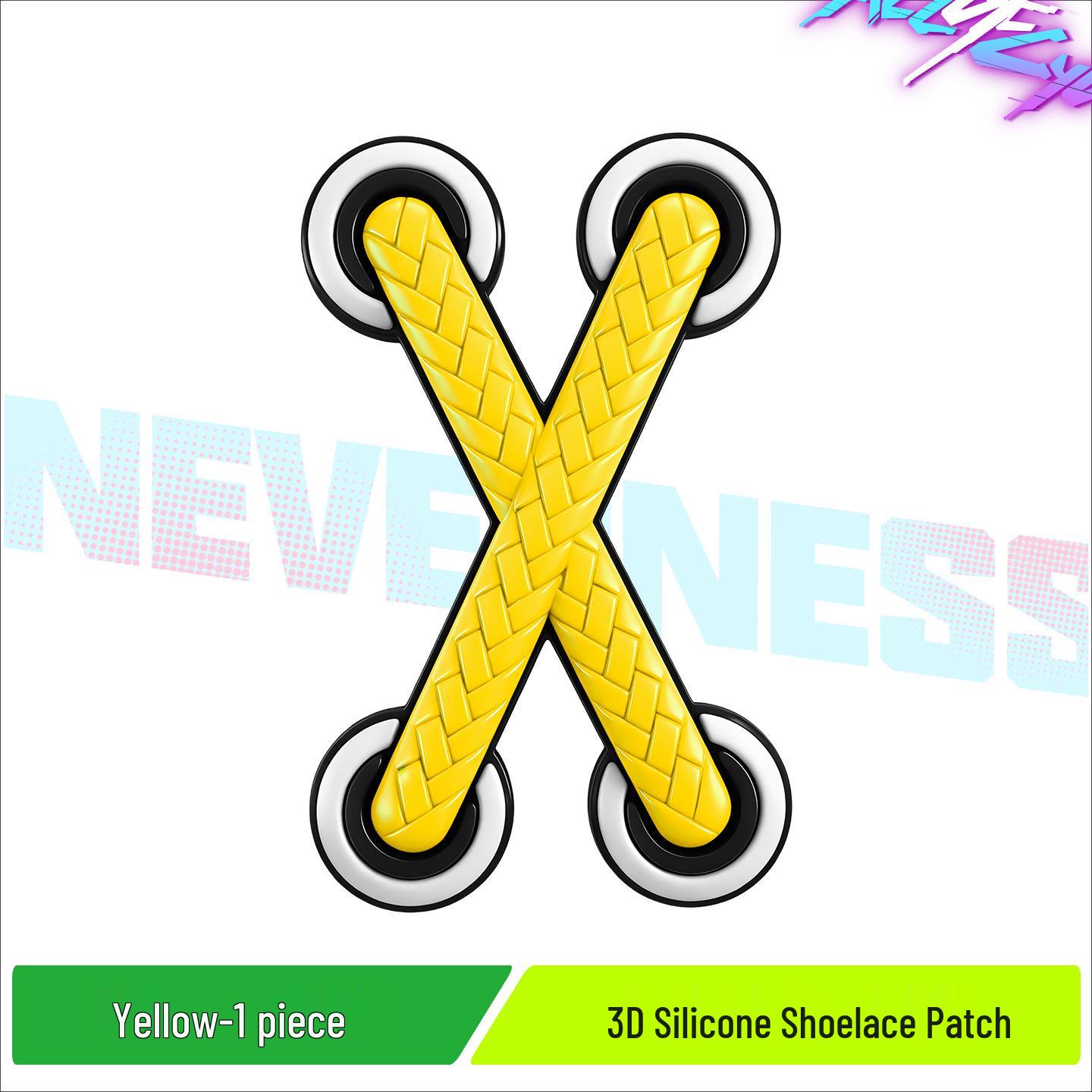 

3D Motorcycle & Electric Vehicle Shoelace Sticker Patch жёлтый