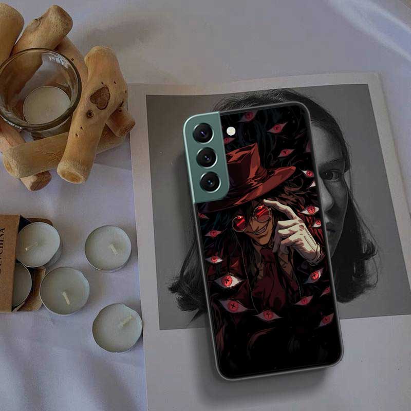 Alucard Helsing Phone Case For Samsung Galaxy S22 S25 Ultra S21 S10 Plus S26 Edge S20 S23 S24 FE Cover Silicone Soft TPU Cle