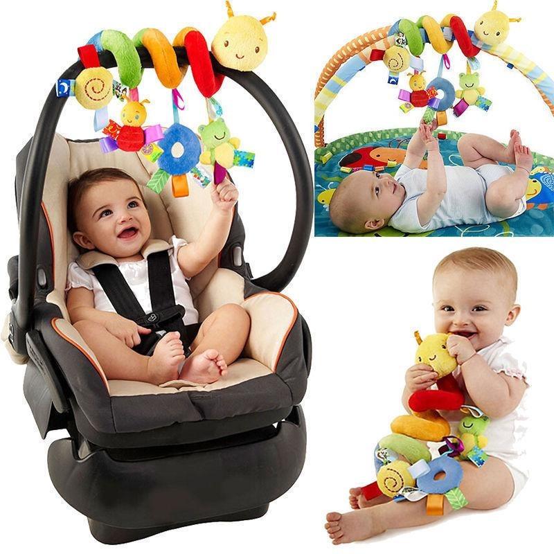 Cute Activity Spiral Crib Stroller Car Seat Travel Hanging Toys Baby Rattles Toy