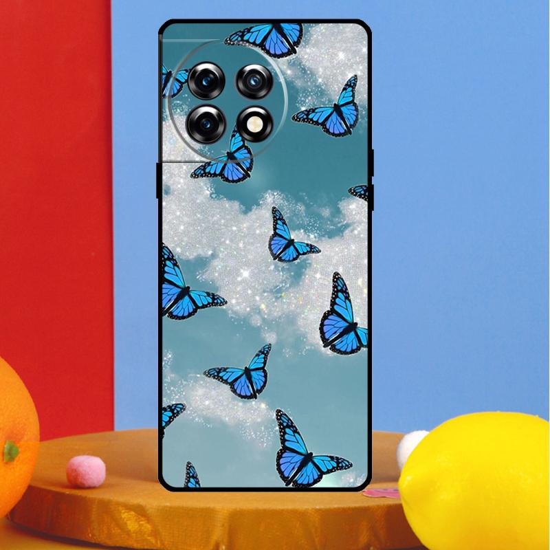 Cute Aesthetic Butterfly Cover For OnePlus 12 11 13 13R 12R 10 Pro 8T 10T OnePlus Nord 4 CE 2 3 Lite N10 N20 N30 Case
