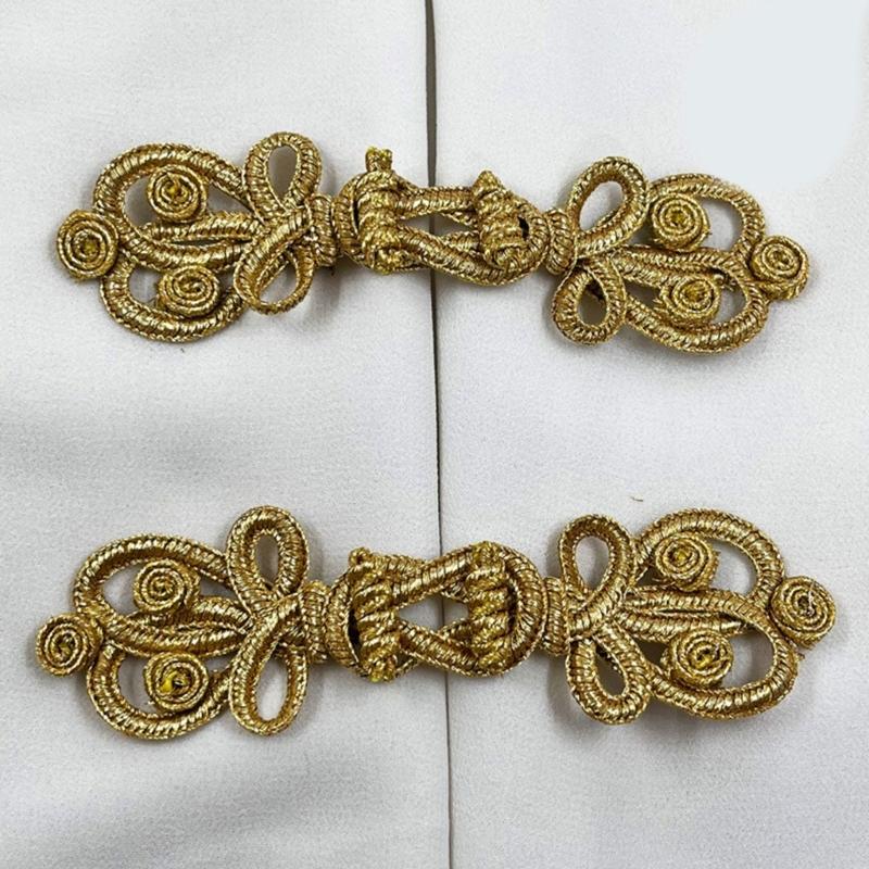 Exquisite Heart Shaped Qipao Belt Charm Handmade Cheongsam Belt Pendants Ornament For Traditional Costume Accessories