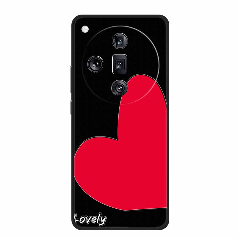 3D Emboss Case For OPPO Find X7 Ultra Phone Case Relief Black Silicone Soft Back Cover Coque For OPPO Find X7 Ultra Cases Fundas