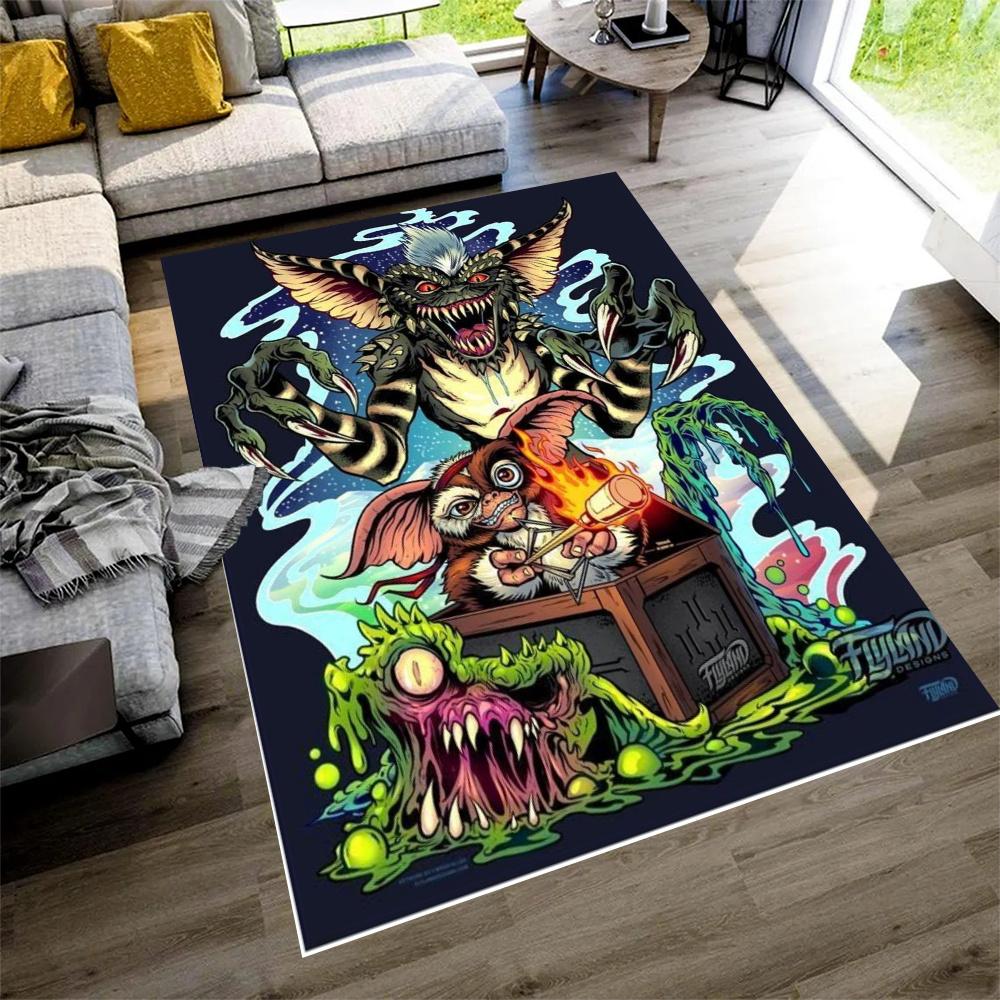 Gremlins Floor Rug Office Rug Perfect For Bedrooms Decorate Room Entryway Study Room Antislip Carpet Decorate Offices