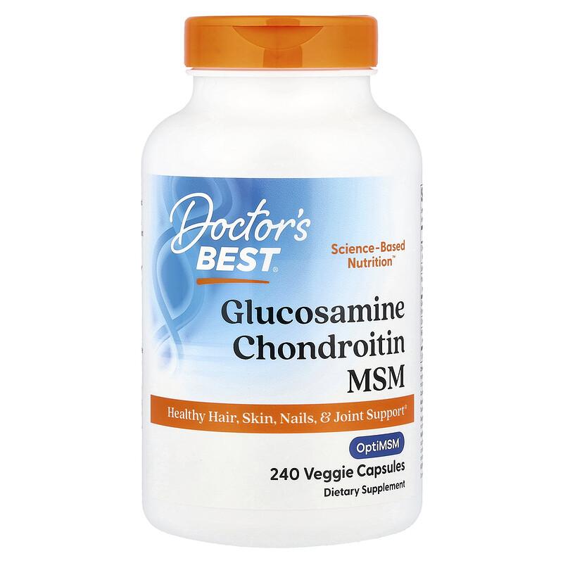 Glucosamine Chondroitin MSM with OptiMSM®, 240 Veggie Capsules