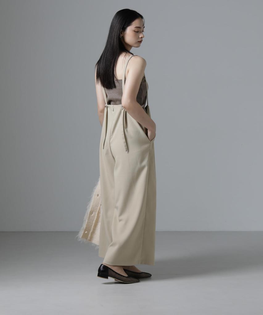 Nano Universe Overalls and Wide Pants be F 040 Beige Women's (Can Matched) 673-4219336