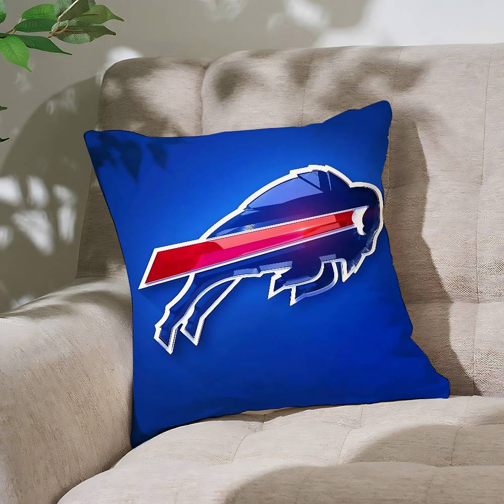 B-BuffaloS Bills-S Cool Pillow Case Throw Pillow Cover Nordic Vintage Style Cushion Covers Home Living Room Sofa Couch Seat