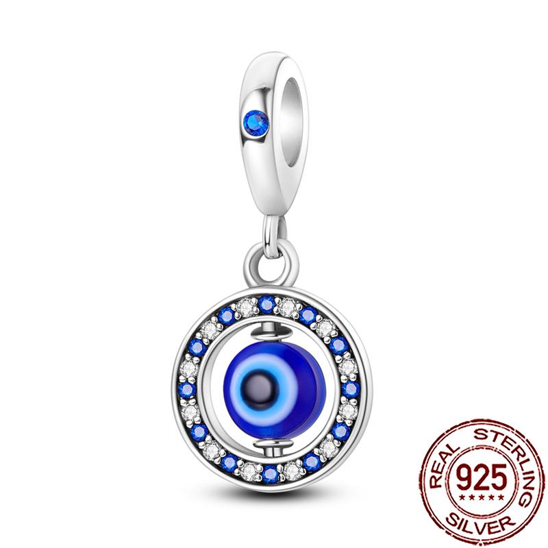 Charms Copper Hamsa Hand All-Seeing Eye Horus Fatima Protection Beads Fit Bracelet Necklace Women Diy Jewelry