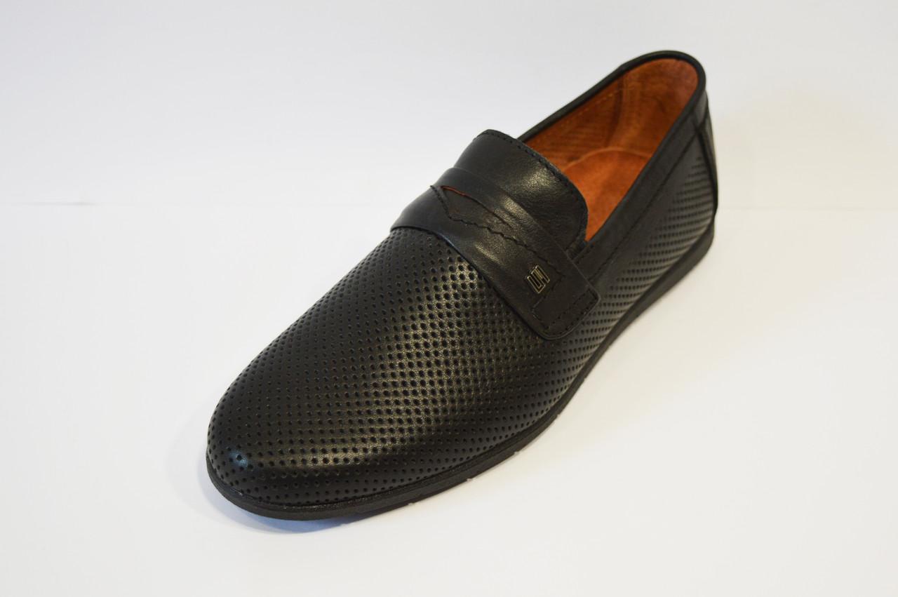 

Туфлі Konors 1164 40 Чорна шкіра 26 см 41 чорний