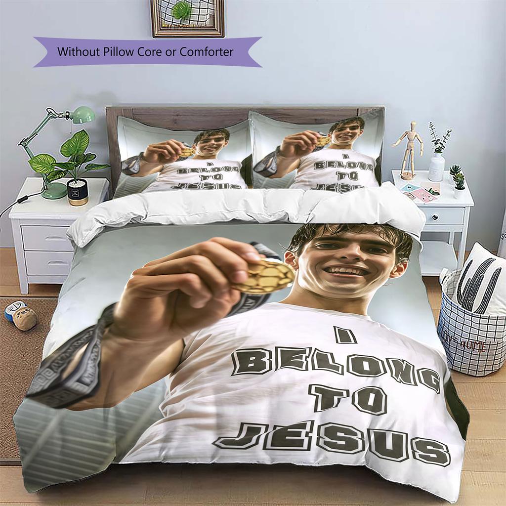 Kaká Pattern Bedding Home Decoration Birthday Gift (1 * duvet cover + 2 * pillowcase, without core),fan merchandise.