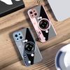 Dark Green Camera Pattern For Oppo Find X5 X8 Pro X2 Lite X7 Ultra F11 23 Reno4 Z 6 Pro A72 58 78 73 16 98 A54S Glass Phone Case