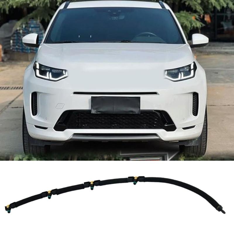 Fuel Injector Return Pipe Leak Offs and Clip LR082275, JDE38281 Fuel Overflow Hose for Select Models