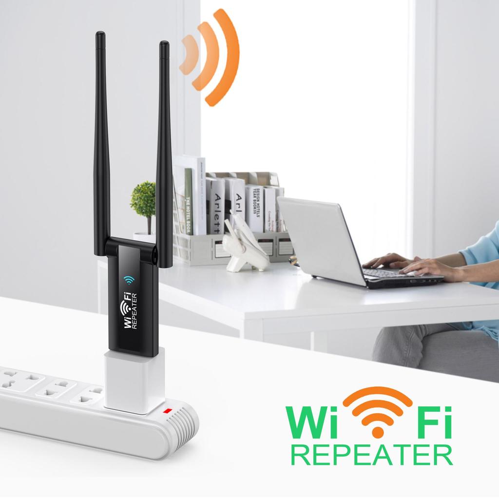 Tragbarer 300M USB WiFi Signal Repeater & Verstärker