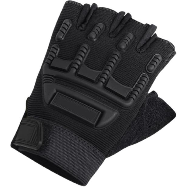 BXT Kids Half Finger Sports Gloves with Grip - Non-Slip Gel Protective Dirt Bike, Cycling, Fishing, Climbing, Gymnastics Glove for Boys Girls