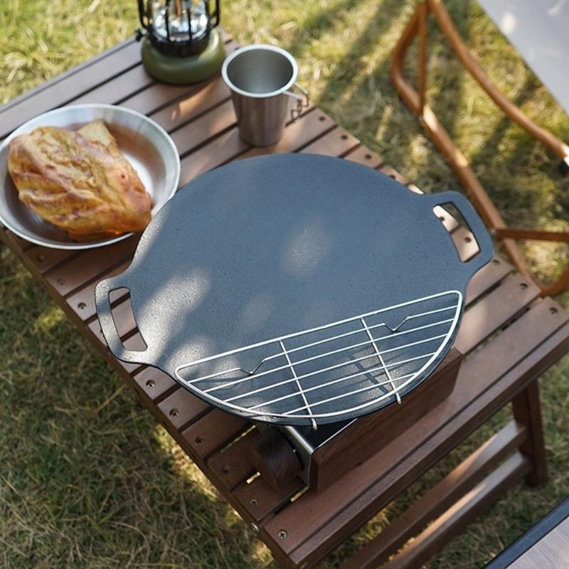 Practical Barbecue Grilling Surfaces Property Safe Food Contact Outdoor Cooking Solution Metal Texture for Outdoor