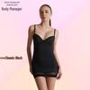Plus Size Postpartum Body-Shaping Dress with Built-in Bra and Abdominal Support