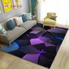 3D Abstract Geometric Optical Area Rug,Carpet Rug for Living Room Bedroom Sofa Doormat Kitchen Decoration,Kid Non-slip Floor Mat