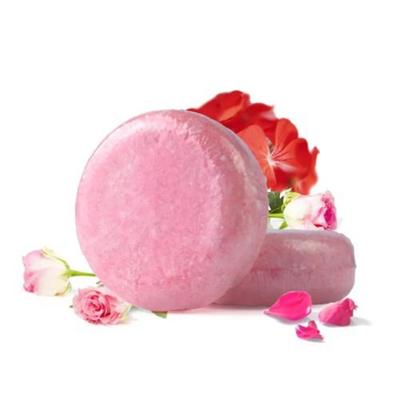 Shampoo Basin Washer for Elderly Patients Adult Polygonum Hair Darkening Shampoo Bar Soap Solid, Rose, 1pc