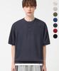 TRILLION Washable Linen Crop Henley Neck Short Sleeve Knit_7Color (C Type)
