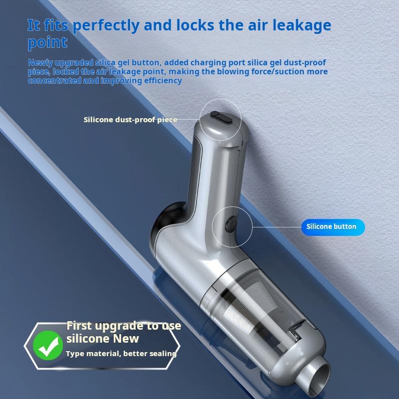 12000Pa Car Vacuum Cleaner Cordless Wireless Vehicle Portable Strong Suction Handheld Mini Wireless High Pressure Cleaner