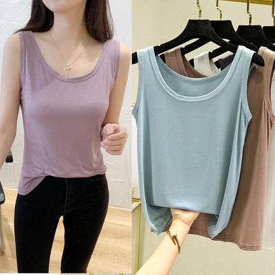 Women's Loose-Fit Modal Sleeveless Summer Vest Top