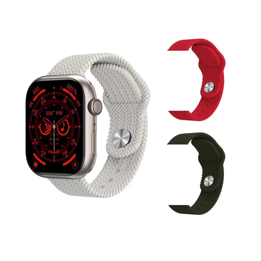 Rainbuvvy HK9 Pro Náramek Chytré hodinky 2,02palcový OLED 410x494 LC11S BT 5.1 Vodotěsné IP67 Podpora Bluetooth volání Sledování kroků Monitorování spánku