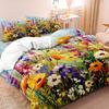 3pcs Beautiful Floral Duvet Cover Set: 1* Duvet Cover, 2* Pillowcases (No Insert Included), Soft and Breathable Bedding Set