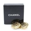 Chanel COCO Mark Earring Plated Gold 30g Women Used