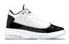 Jordan Max Aura 2 Synthetic Leather Abrasion Resistant Mid Top Children's Basketball Shoes White Black Blue Unisex CN8094-102