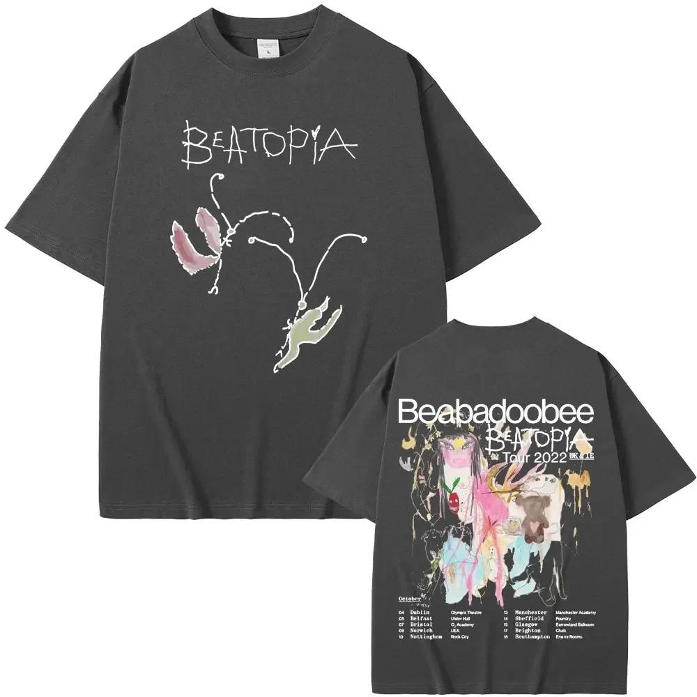 Beabadoobee Beatopia Tour 2026 Summer Men Women Fashion Harajuku Cotton Street Wear Aesthetic Tshirt Hip Hop Streetwear Tshirt