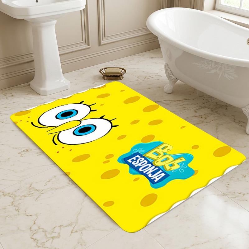 Spongebob Living Room Nonslip Area Rug Soft Carpet For Bedroom Game Playroom Sofa Office Home Decor Doormat Christmas Gift C929898