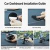 Magnetic Vacuum Suction Car Phone Holder  Foldable & Extendable Mount for Windshield/Dashboard Universal Fit for All Smartphones