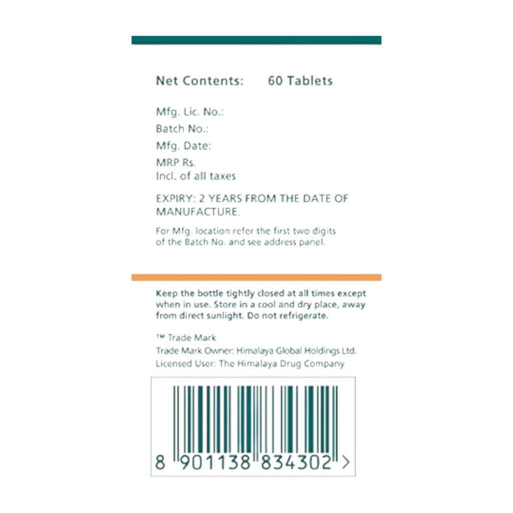 Himalaya Hadjod Bone And Joint Wellness Tablets For Daily Mobility Support And Strength Supplement - 60 Tablets